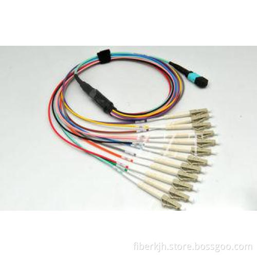 LC Fan Out Fiber Optic Patch Cord Multi Core , Fiber Optic